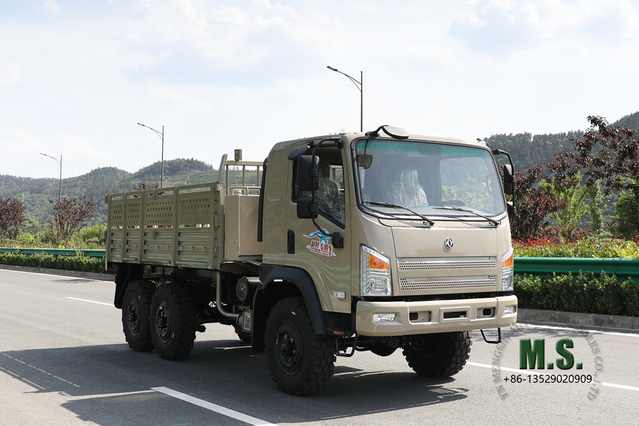 Camel Grey EQ2082 6WD Off-road Light Truck-Dongfeng 190HP Flathead 6X6 Diesel Truck Export အထူးယာဉ်