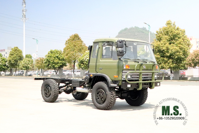 Dongfeng 4WD Off-road Chassis_4*4 Dongfeng 153 Flathead Chassis_EQ2070G Four Drive Export Special Vehicle Chassis