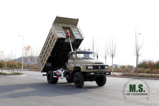 240hp 4*4 Dongfeng Off-road Dump Truck_Four-wheel Drive Single Row Long Head Tipper Truck_Customised Export Special Purpose Truck