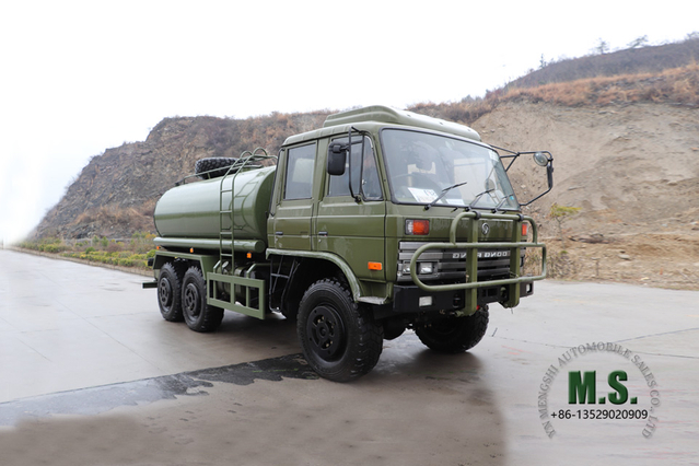 190Hp 10m³ 6x6 Off-road Tanker Truck_10000L Dongfeng Water Tank Truck Cummins Engine Capacity Tank for any content oil Fuel Chemicals_Manufacturer Factory တိုက်ရိုက်စျေးနှုန်း