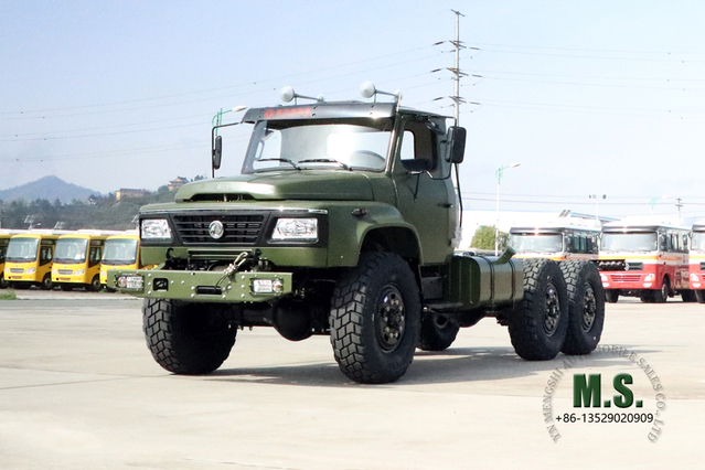 Long Head EQ2100/EQ245 Truck Chassis_6×6 Pointed Off-road Special Vehicle Chassis_Six Wheel Drive Export Truck ကိုယ်ထည်