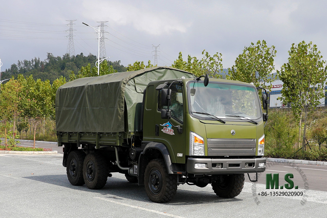 Dongfeng 6x6 Off-road Flathead Truck_EQ2082 Diesel Off-road Truck_Dongfeng 240 Civili Off-road Flathead Truck များ