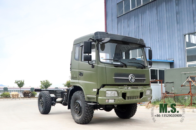 Dongfeng 4*4 လမ်းကြမ်းအထူးထရပ်ကား Chassis_16T Flathead တစ်နှစ်ခွဲ အထူးယာဉ်ကိုယ်ထည်ပြုပြင်မွမ်းမံခြင်း_4WD Export Chassis စိတ်ကြိုက်ပြင်ဆင်ခြင်း