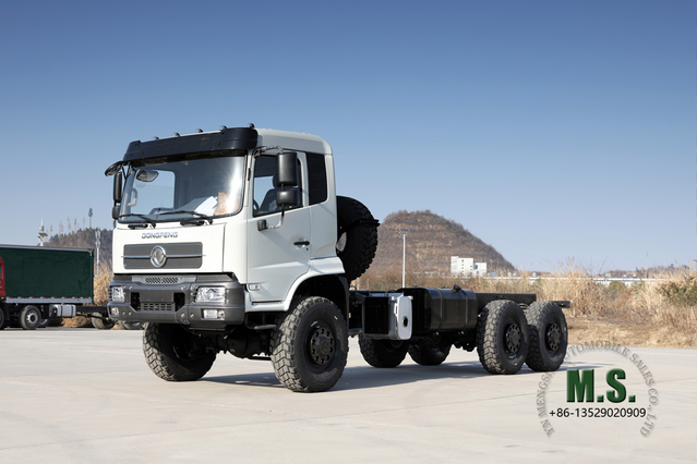 Dongfeng 6*6 Expended Special Chassis_ခြောက်ဘီးယက်လမ်းကြမ်း အထူးယာဉ်ကိုယ်ထည်_Dongfeng 18 တန် Export Chassis