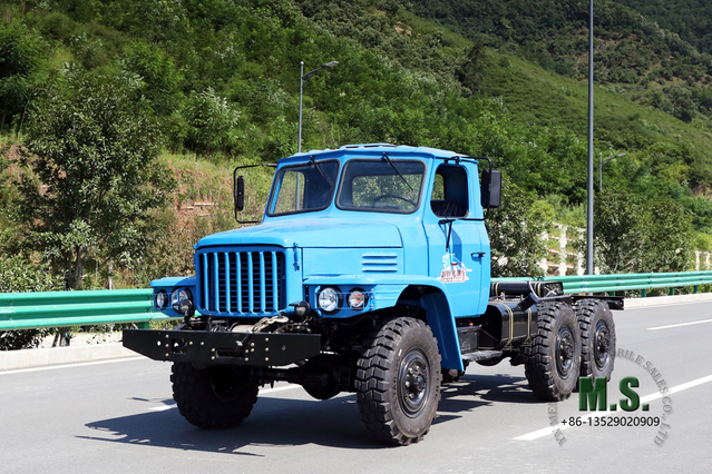 Dongfeng 6x6 လမ်းကြမ်း Chassis_EQ2082E6D နှစ်ထပ်မှန် ထိပ်ဖျား 140 Truck Chassis_170/190hp Grille-faced Vehicle Chassis