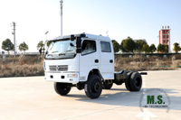 Four Drive Dongfeng Truck Chassis_4*4 Double Row Cab စိတ်ကြိုက် Conversion Light Truck Chassis_AWD Off-Road Truck Export အထူးယာဉ် ထုတ်လုပ်သူ