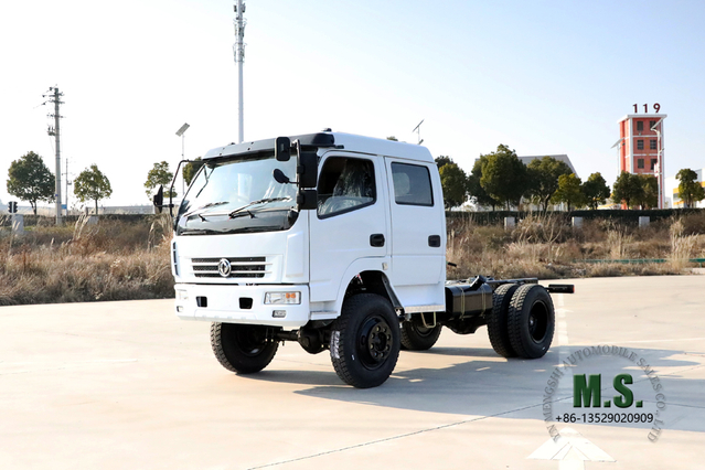 Four Drive Dongfeng Truck Chassis_4*4 Double Row Cab စိတ်ကြိုက် Conversion Light Truck Chassis_AWD Off-Road Truck Export အထူးယာဉ် ထုတ်လုပ်သူ