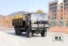 Dongfeng 6*6 Off-road Truck_Black EQ2102 153 Flathead Row a Half Cab Diesel Vehicle_Six Drive Transport Truck Export အထူးယာဉ်