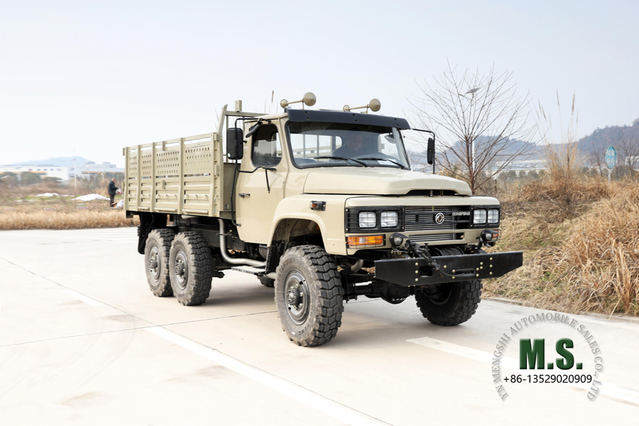 190hp EQ2082 Dongfeng 6*6 Off Road Truck_ခြောက်ဘီးယက် ခေါင်းရှည် Single Row Cab Cargo Truck Conversion Manufacturer_Export Special Purpose Vehicle