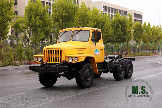 EQ2082 Dongfeng 6WD Chassis_6*6 170 hp ထိပ်ဖျား နှစ်ထပ်တပ် ထရပ်ကား ကိုယ်ထည် လမ်းကြမ်း သယ်ယူပို့ဆောင်ရေး Chassis_ ခြောက်ဘီးယက် တင်ပို့သည့် အထူးရည်ရွယ်ချက် ယာဉ်ကိုယ်ထည်