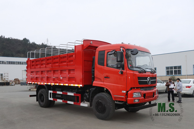 4×2 Dongfeng Dump Truck_240hp Mining Dump Truck _12 တန် မြေကြီးနှင့် သဲသယ်ယူပို့ဆောင်ရေး ထရပ်ကား 