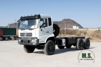 Dongfeng 6*6 Truck Chassis_Flathead 260HP Mountain Forest Off-road Truck Chassis_5.5 M ကုန်သေတ္တာ Export Special Vehicle Chassis