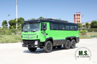 6X6 Dongfeng 8M Off Road Bus_210hp 25 ဆံ့ Rescue Bus_Six Drive Export အထူးဘတ်စ်