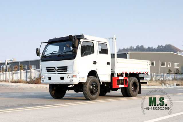 Dongfeng Four Drive Truck_4*4 Double Row Cab Light Truck စိတ်ကြိုက်ပြောင်းလဲခြင်း Van_AWD Off-Road Truck Export အထူးယာဉ်ထုတ်လုပ်သူ