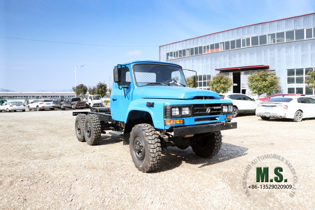 6*6 EQ2082 လမ်းကြမ်းအထူးယာဉ်ကိုယ်ထည်_Dongfeng 25Y Pointed Truck Chassis_170 HP ခြောက်ဘီးယက်ထရပ်ကားကိုယ်ထည်ကို ထုတ်ယူရန် အထူးကိုယ်ထည်