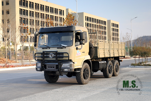 6*6 Dongfeng EQ2102 Off Road Truck_ခြောက်ဘီးယက် 210 Hp Flathead Cargo Trucks_AWD Export အထူးရည်ရွယ်ချက်ယာဉ်