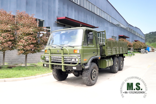 190Hp 10.8Tons of GVW 6x6 Off-road Cargo Truck_Dongfeng စစ်ထရပ် Cummins အင်ဂျင် တာရှည်ခံ ထူထူကိုယ်ထည် ရာသီဥတု အားလုံး Terrain_Manufacturer တိုက်ရိုက် စက်ရုံထုတ် ဈေးနှုန်း