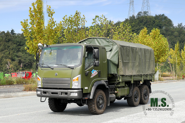 Dongfeng 6x6 Off-road Flathead Truck_EQ2082 Diesel Off-road Truck_Dongfeng 240 Civili Off-road Flathead Truck များ