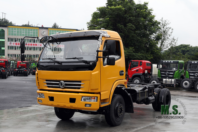 4×2 Dongfeng 140 HP Light Truck Chassis_10T အသေးစား ဒီဇယ်ထရပ်ကား ထုတ်ယူရန်_စိတ်ကြိုက် ဘယ်/ညာ လက်မောင်းဖြင့် လုပ်ငန်းသုံးထရပ်အဖြစ် ပြောင်းလဲခြင်း