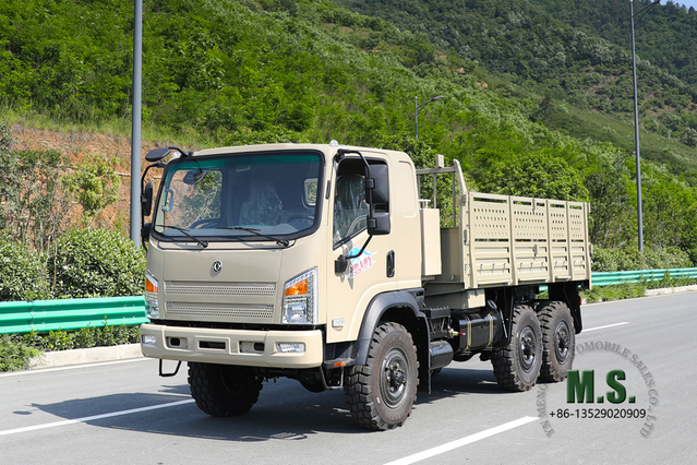 Camel Grey EQ2082 6WD Off-road Light Truck-Dongfeng 190HP Flathead 6X6 Diesel Truck Export အထူးယာဉ်