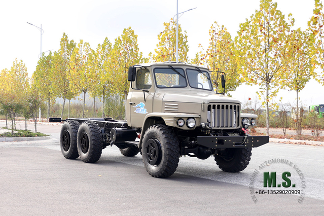Dongfeng Six Drive EQ2100 Chassis_6*6 210hp Pointed Head Double Glass Truck Chassis_Dongfeng အထူးယာဉ်ကိုယ်ထည်ကို တင်ပို့ပါ