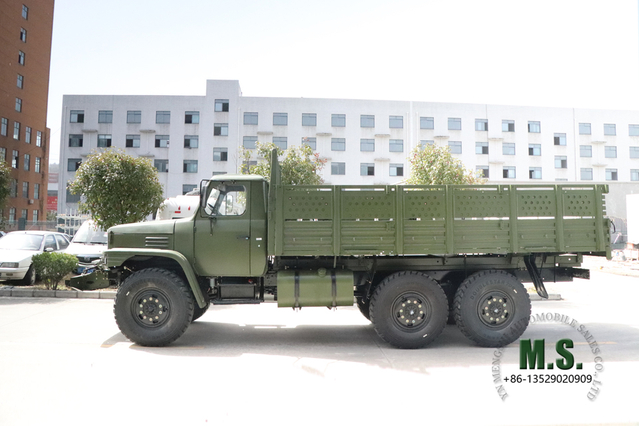6×6 EQ2100 Dongfeng Off Road Truck_ခြောက်ဘီးယက် မြင်းကောင်ရေ 190 Single Row Double Glass Pointed Head Truck _AWD Export Special Purpose Vehicle