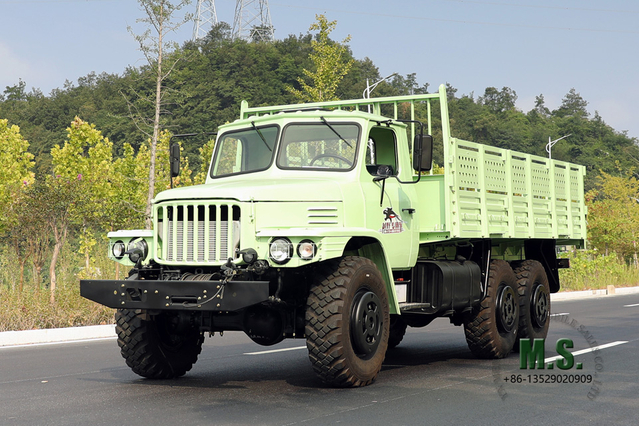 Mint Green Dongfeng ခြောက်လမ်းမှ မောင်းလာသော ထရပ်ကား EQ2100 တစ်တန်းတည်း ခေါင်းချွန် AWD ယာဉ် Export အထူးယာဉ်