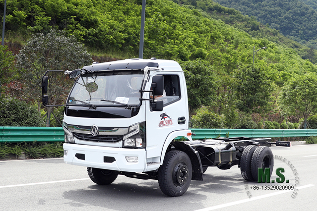 4*2 Dongfeng 10T Light Truck Chassis_140 HP Small Diesel Truck Chassis for sale_Commercial Model Micro Truck Chassis Conversion Manufacturer