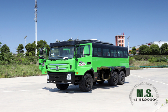 6X6 Dongfeng 8M Bus_210hp 25 ဆံ့ Bus_Six Drive Export အထူးဘတ်စ်