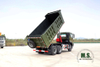 Dongfeng 6×4 Dump Truck_375HP Flat Head Row နှင့် Half Cab Heavy Duty Tipper Vehicle_Export Dump Vehicle ထုတ်လုပ်သူ