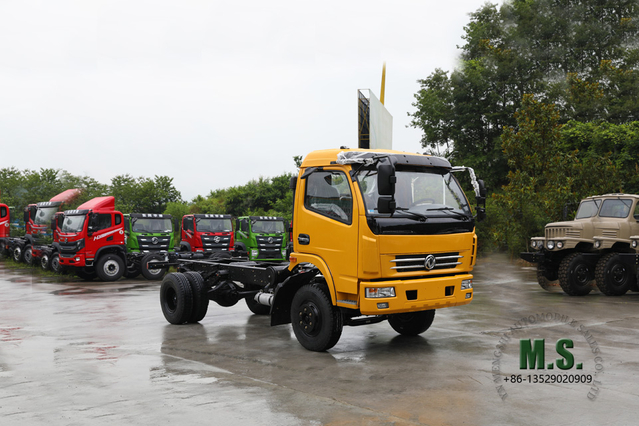 Dongfeng 4x2 Light Truck Chassis_160 HP အသေးစား ထရပ်ကား လမ်းကြမ်းကိုယ်ထည်_ Micro Truck စိတ်ကြိုက် Export အထူးကိုယ်ထည် ထုတ်လုပ်သူ