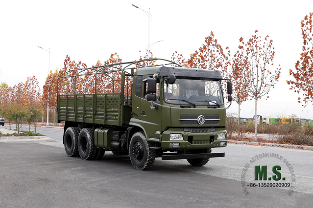 မြင်းကောင်ရေ 210 6x4 Dongfeng လမ်းကြမ်းထရပ်ကား_Flathead Row Half Cab သယ်ယူပို့ဆောင်ရေး Truck_Dongfeng ပြုပြင်မွမ်းမံထုတ်လုပ်သူ အထူးရည်ရွယ်ချက်ယာဉ် တင်ပို့