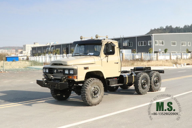 Dongfeng ခြောက်ဘီးယက်လမ်းကြမ်းထရပ်ကား Chassis_EQ2082 6×6 လမ်းကြမ်းယာဉ် Chassis_EQ240 ကုန်တင်ထရပ်ရောင်းရန်ရှိသည်