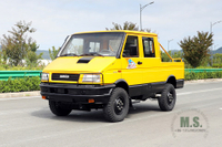 4*4 Iveco Power Rescue Repair Truck_111 hp နှစ်ထပ်အတန်းတို အင်ဂျင်နီယာ Rescue Truck_Iveco Export အထူးယာဉ် ပြောင်းလဲခြင်း ထုတ်လုပ်သူ