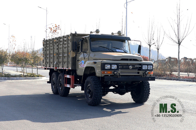170hp 6×6 Dongfeng EQ2082 Dump Truck Tipper Truck _Six-wheel Drive Pointed Head Single Row Mine Site Mining Trucks_Export အထူးရည်ရွယ်ချက်ယာဉ်