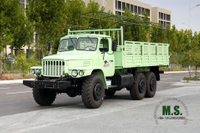 Dongfeng 190hp ခြောက်ဘီးယက် EQ2100 Off Road Truck_ 6*6 Single Row Pointed Head AWD Transportation Vehicle_Export အထူးရည်ရွယ်ချက်ယာဉ်