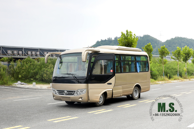 Dongfeng 19 ဆံ့ အလတ်စား Bus_115hp Export Country Bus_6m ရွာသားများအတွက် Single-axle Bus