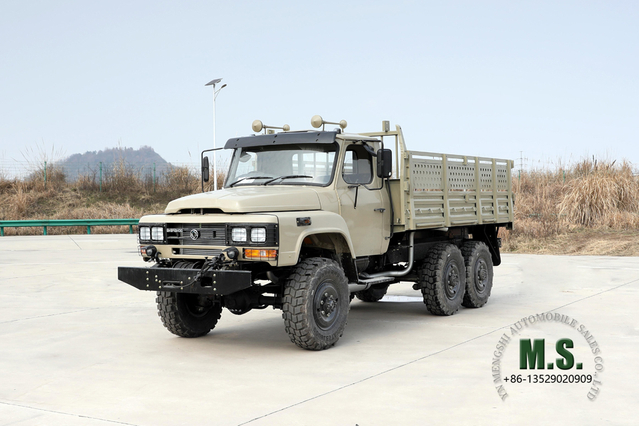 Dongfeng 6*6 2.5T Long Head Off-road Truck_6WD EQ240 Tip Carrier_Classic Six Drive Pointed Head Off-road Truck Export အထူးယာဉ်