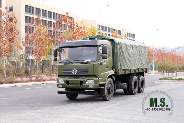 6x4 Dongfeng လမ်းကြမ်းထရပ်ကား_210 hp Flathead Row Half Cab သယ်ယူပို့ဆောင်ရေးထရပ်ကား တာပေါ်လင်ဝင်ရိုးစွန်း_Dongfeng အထူးရည်ရွယ်ချက်ဖြင့် တင်ပို့သည့်ယာဉ်