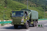 6×6 Dongfeng Flathead All-wheel Drive Off-road Truck_Bobcat 2.5T Diesel Personnel Carrier_Dongfeng 6*6 ကုန်းလမ်းပို့ဆောင်ရေးယာဉ်