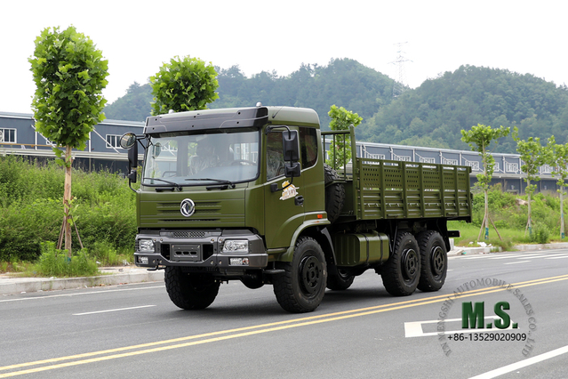 6*6 Dongfeng Flathead Off-road Truck_ ခြောက်ဘီးယက် တစ်တန်းခွဲ သယ်ယူပို့ဆောင်ရေး Truck_Dongfeng 6WD Export အထူးယာဉ်