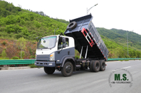 (New Colour) 5 Ton Six Drive Light Dump Truck_ 6*6 Diesel Off-road Dump Truck_ New Dongfeng SM Dump Truck