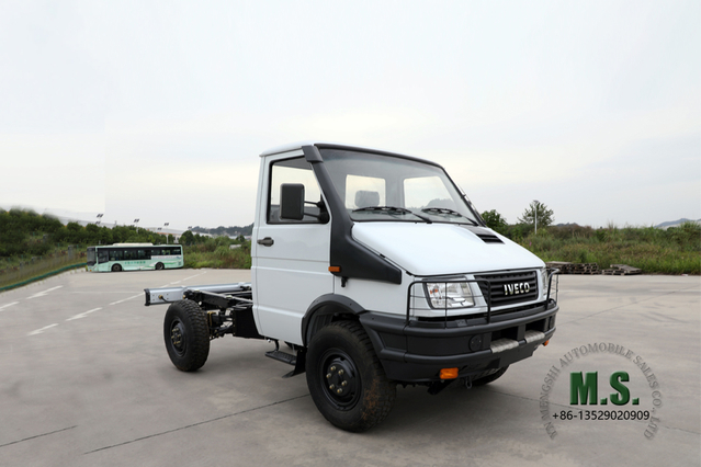4×4 Iveco အသေးစား လမ်းကြမ်းကြမ်းပြင် Chassis_NJ2045 Four Drive Single Row Truck Chassis Conversion_4WD Export အထူးထရပ်ကားများ