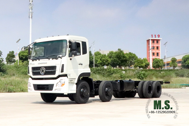 Dongfeng 8*4 အထူးထရပ် Chassis_4-axle Dongfeng လုပ်ငန်းသုံး Chassis_30T အကြီးစား Custom-Modified Chassis Export အထူးယာဉ်