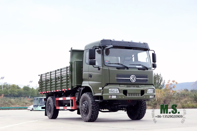 210HP 4WD Dump Truck_9T Dongfeng Flathead One-a-a-Tipper Truck_Site Mining Trucks Export Dump Vehicle