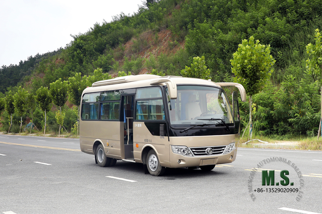 Dongfeng 19 ဆံ့ အလတ်စား Bus_115hp Export Country Bus_6m ရွာသားများအတွက် Single-axle Bus