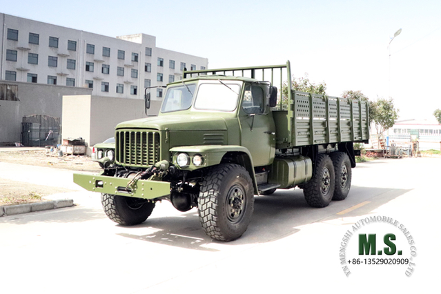 6×6 EQ2100 Dongfeng Off Road Truck_ခြောက်ဘီးယက် မြင်းကောင်ရေ 190 Single Row Double Glass Pointed Head Truck _AWD Export Special Purpose Vehicle