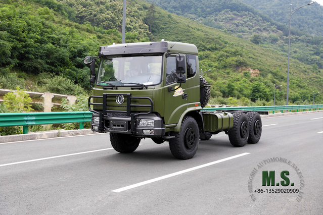 Dongfeng 6*6 Truck Chassis_ခြောက်ဘီးယက် လမ်းကြမ်း အထူးထရပ်ကား ကိုယ်ထည်