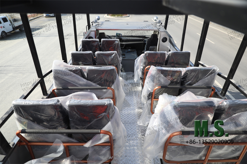 6X6 သဲကန္တာရ Cruiser ဘတ်စ်ကားထိုင်ခုံ 