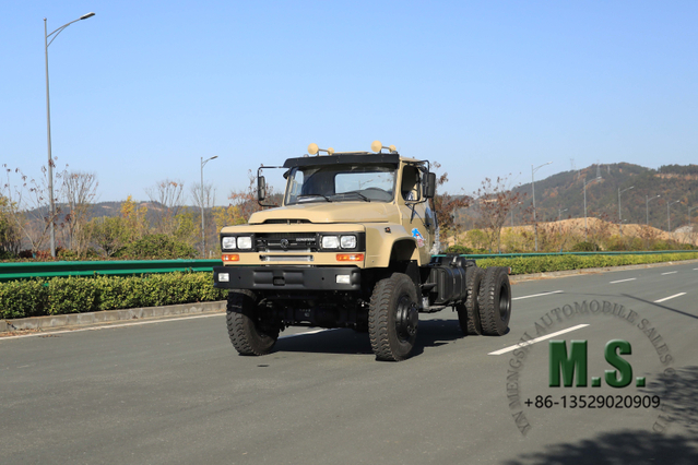 240Hp 18Tons of GVW 4x4 Off-road Truck Chassis_Diesel Engine အရည်အသွေးမြင့် တာရှည်ခံ ကြံ့ခိုင်_Dongfeng 4WD Trucks Factory တိုက်ရိုက် in stock